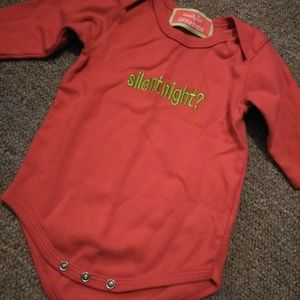 2 Mud Pie Christmas Onesies